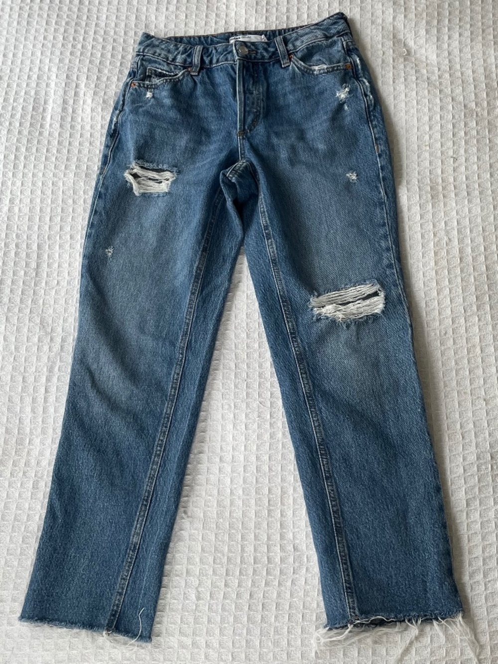Garage Denim Ex-Boyfriend Ripped Dark Wash Jeans - Size 25/01